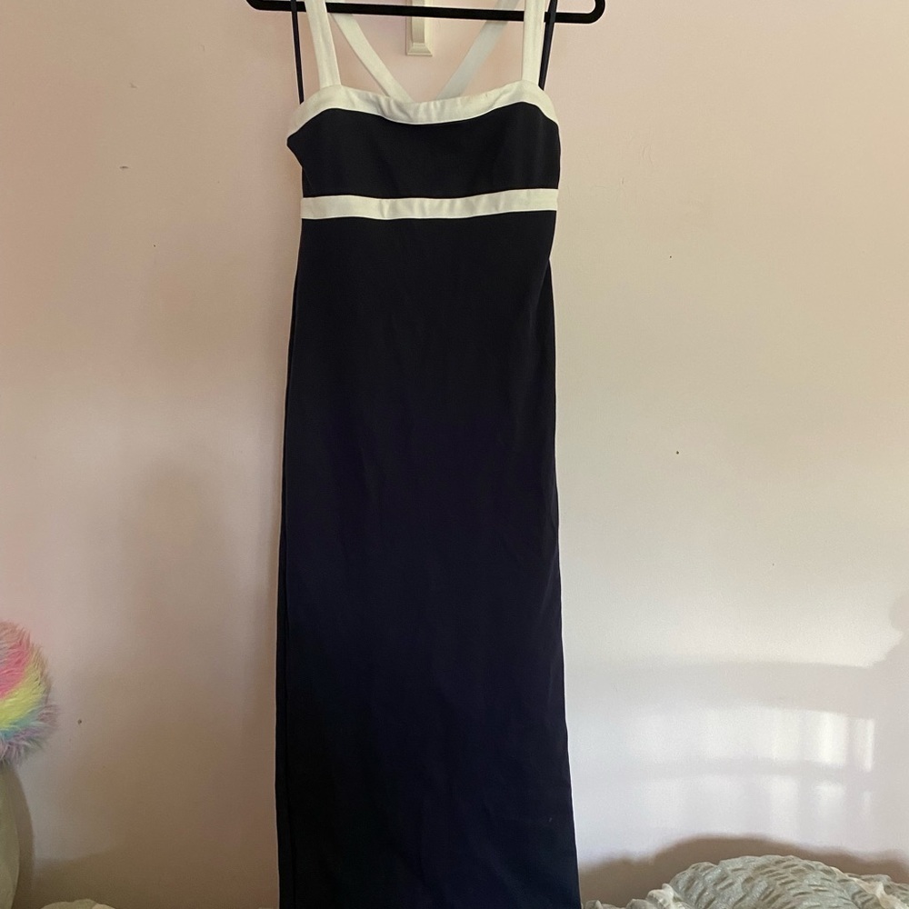 Staud Augustine Squareneck Maxi Dress - Picture 2 of 5